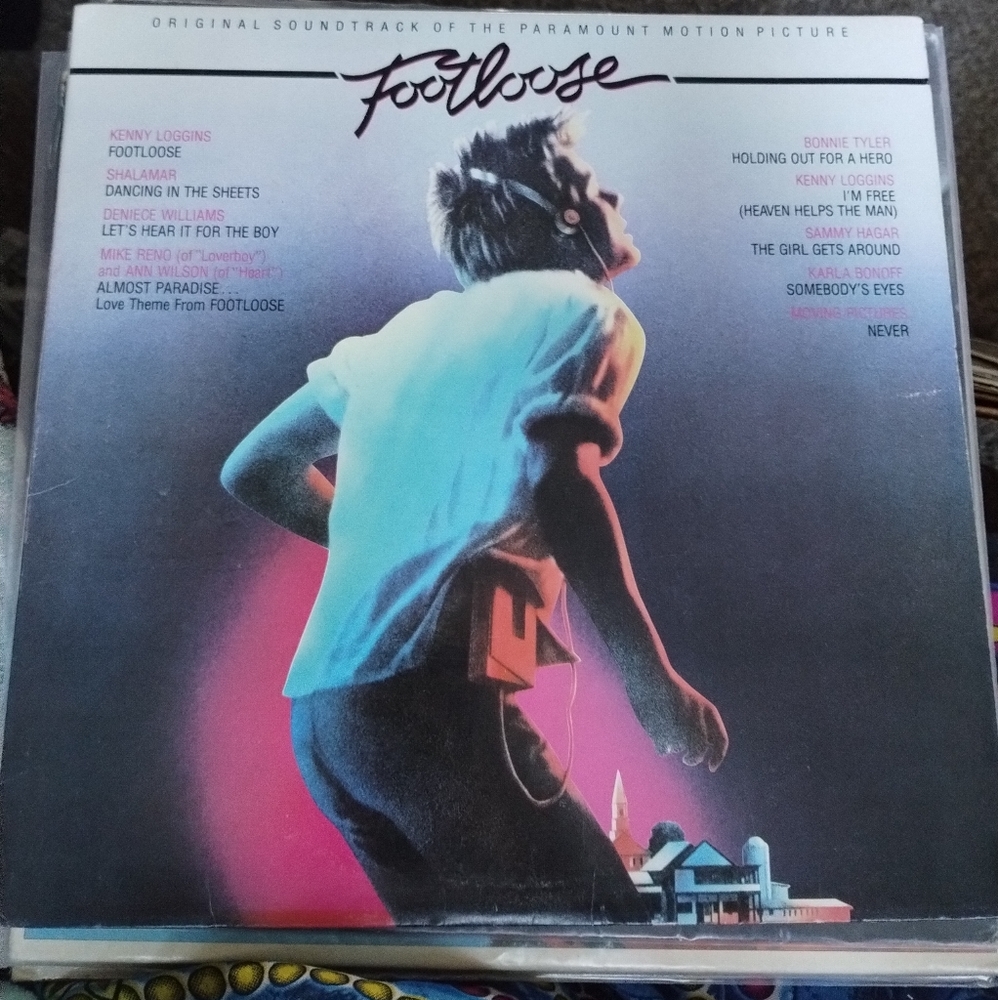 Footloose Motion Picture Soundtrack Vintage Vinyl Record
